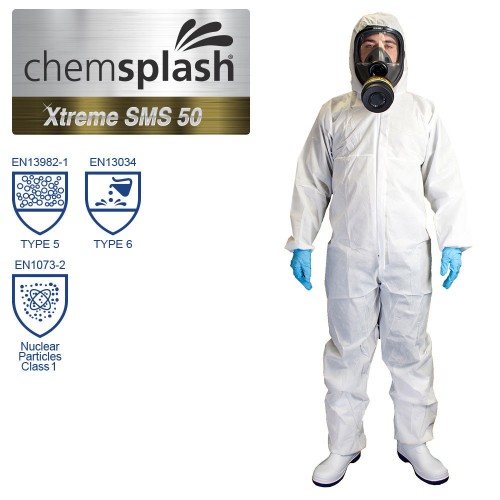 Chemsplash Xtreme 50 SMS Schutzanzug Typ 5/6